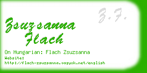 zsuzsanna flach business card